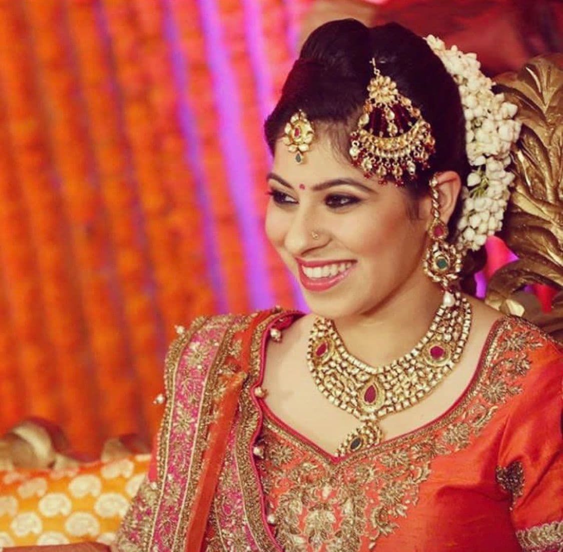 Bridal styling at Saloni Studio