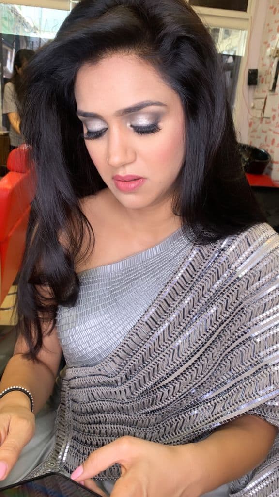 Bridal styling at Saloni Studio